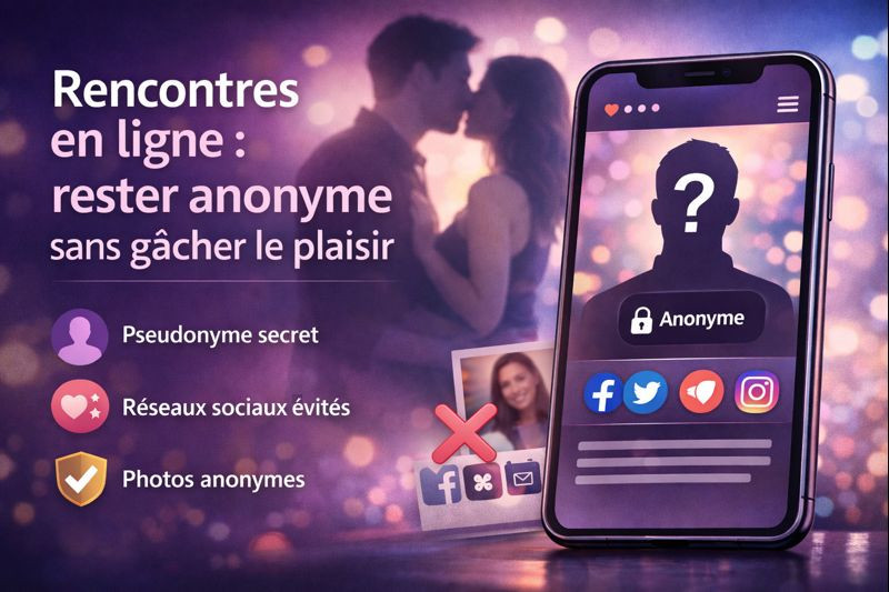 Rencontres en ligne : rester anonyme sans gâcher le plaisir