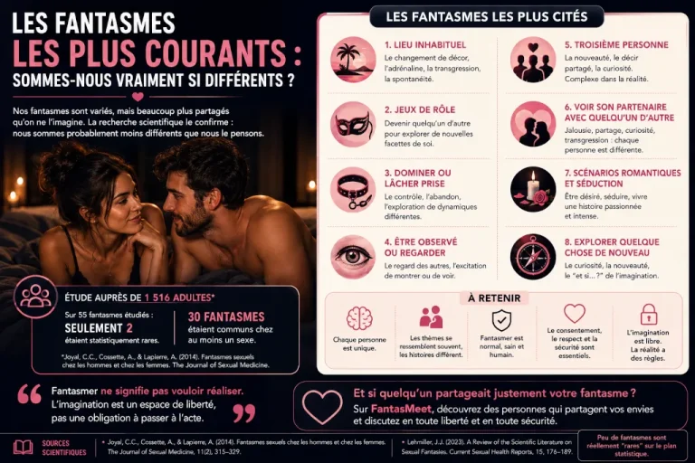 Les fantasmes les plus courants : sommes-nous vraiment si différents ?
